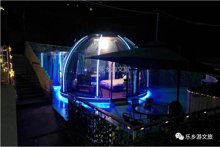 乡村旅游：【度假】树影与星空交织，在大自然中享受假期的浪漫